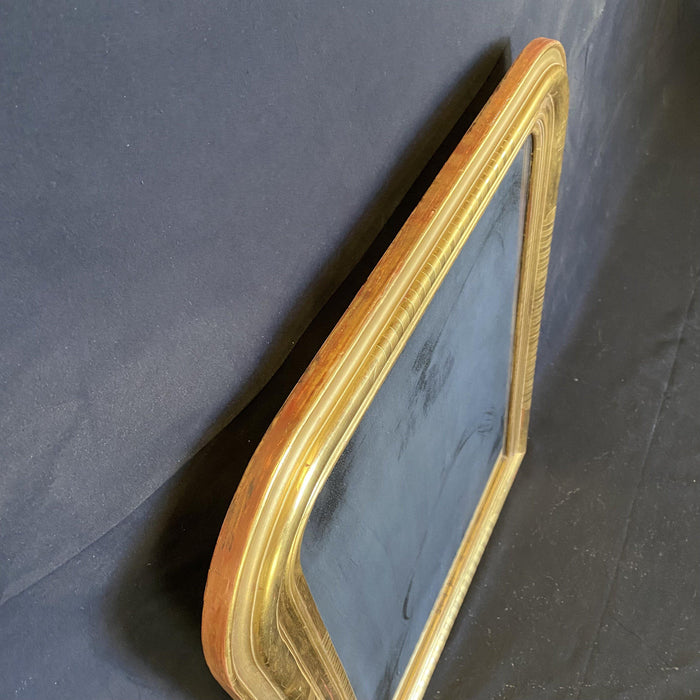 French Gold Gilt Mirror - Top View - For Sale