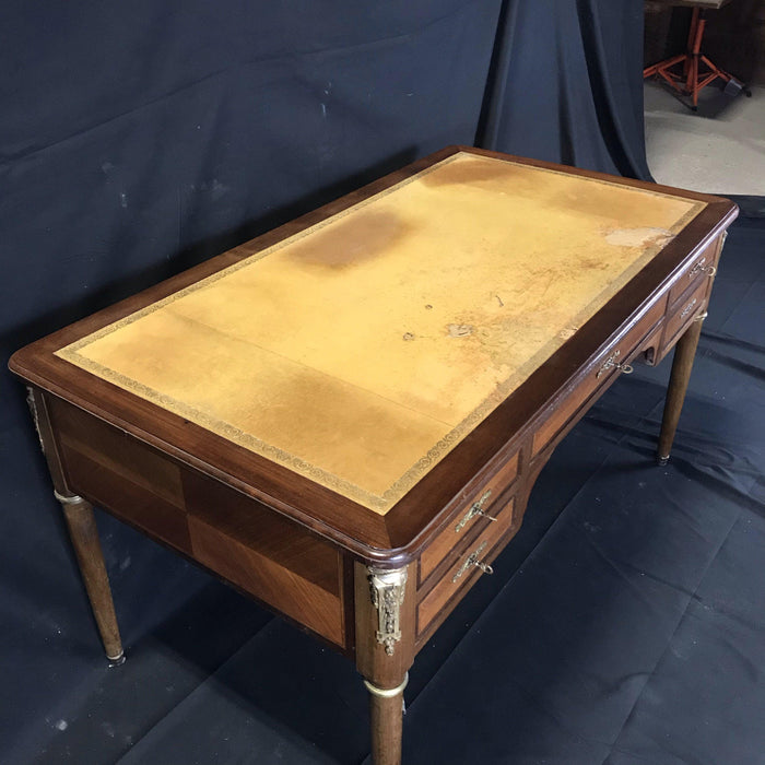 19th Century Louis XVI Desk - View of Leather Top - For Sale