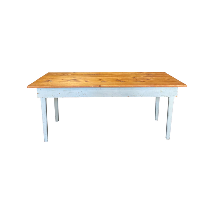 Grange Pine Table Maine - Front View - For Sale