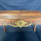 French Louis XV Carved Walnut Side or Dining Table or Desk with Gold Gilt and Secret Drawers