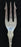 French Silver and Mother of Pearl Pickle Fork or Serving Fork