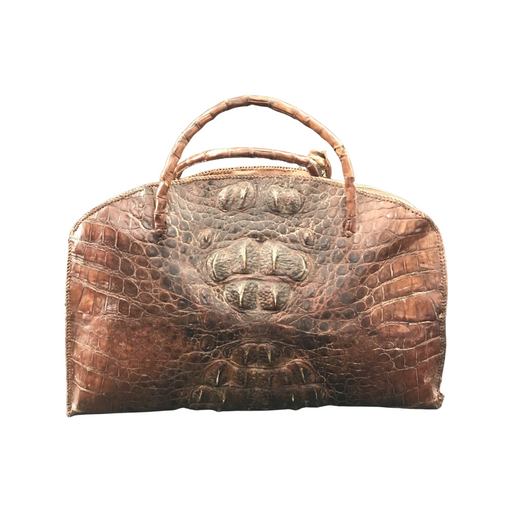 Vintage crocodile handbag