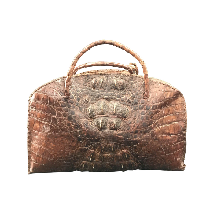 Campbell Crocodile Embossed Leather Weekender Bag | Michael Kors
