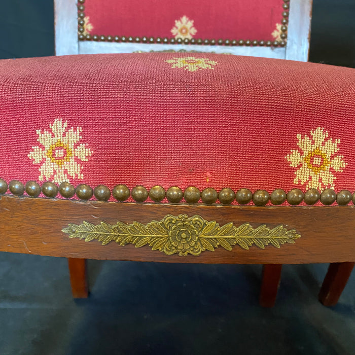 Antique French Sofa - Detail View of Chair - For Sale