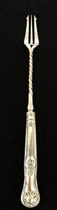 British Silver Pickle Fork or Hors D'Oeuvres Fork