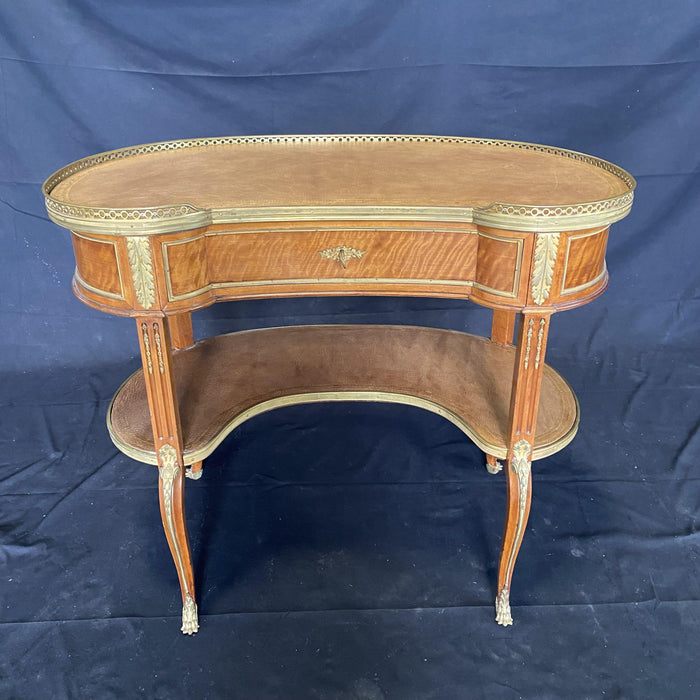 Early 20th Century Vintage Louis XV Style Kidney Shape Desk