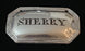 Sherry label for sale silver