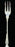 French Silver and Mother of Pearl Pickle Fork or Serving Fork