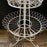 French Round Three-Tier Iron Wire Plant Stand