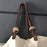 French Sail Purse/Bag with British Bank Coin Exterior Pocket, Leather Handles w/British Military Tent Wooden Toggles