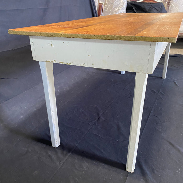 Pine Table - Side View - For Sale