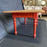Desk with Red Paint - Side View - For Sale