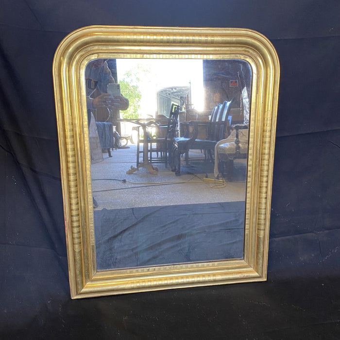 19th Century French Louis Philippe Mirror - Front View - For Sale
