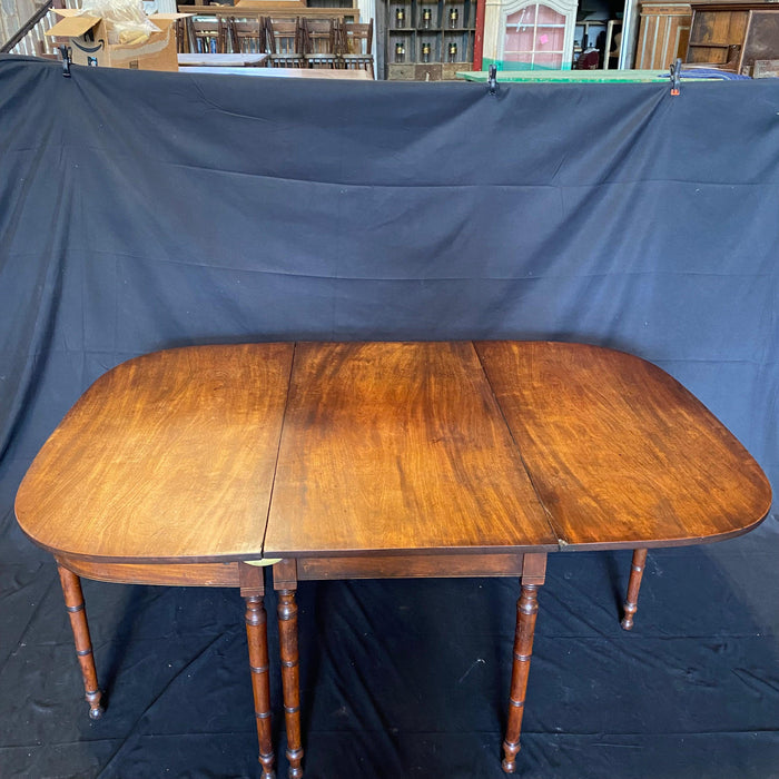 Early 19th Century Maple Harvest Farmhouse Dining Table Expands to almost 8 Feet