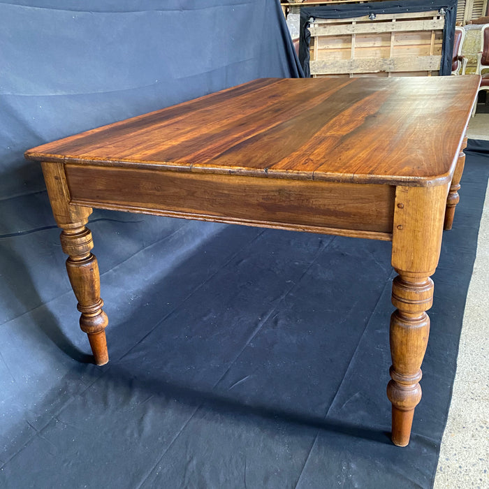 British Country Pine Farmhouse Dining Table