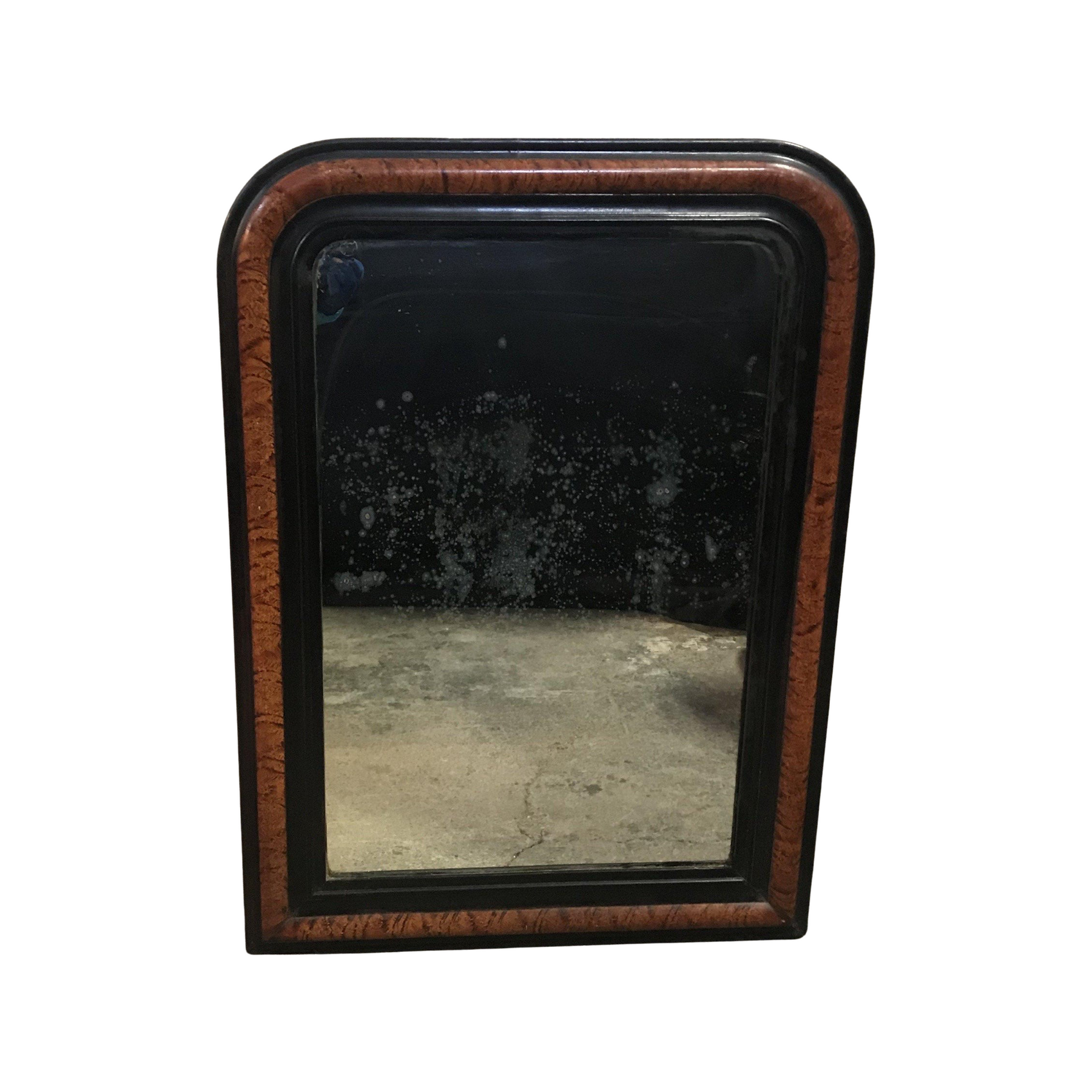 A Painted Antique Louis Philippe Mirror in Antique French Mirrors