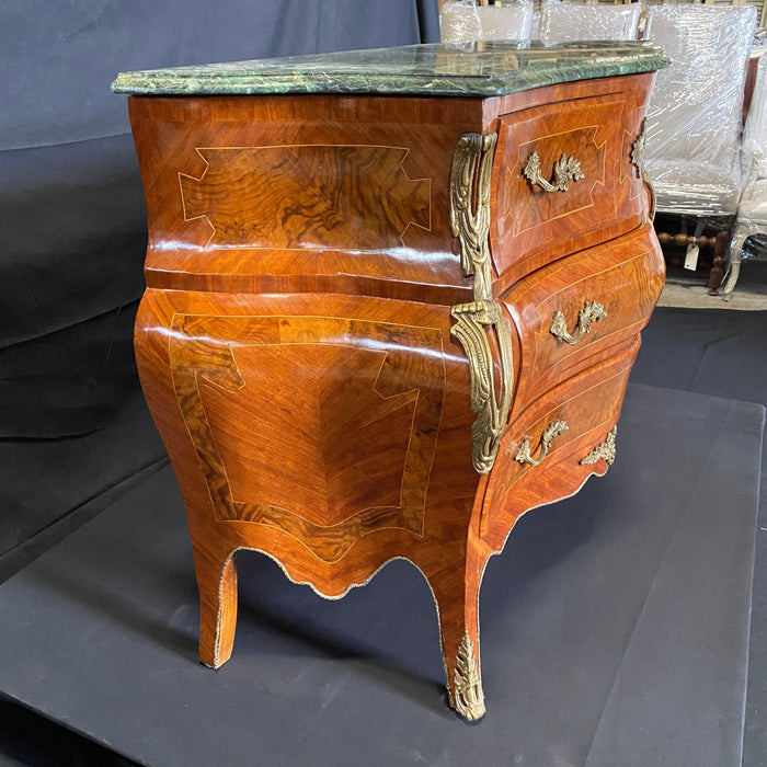 Antique Bombe Commode - Side View - For Sale