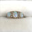 Antique diamond and opal engagement ring 