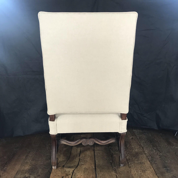 French Louis XV Armchair - Back View - For Sale