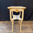 Italian Gold Gilt and Cream Painted Midcentury Art Nouveau Side Table