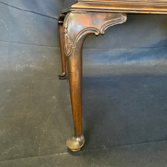 French Writing Desk Antique - Detail Leg View - For Sale