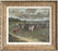 Antique painting of an army on horseback 