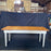 American Pine Farmhouse Dining Table - Front View - For Sale
