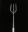 British Silver and Mother of Pearl Bread Fork or Serving Fork