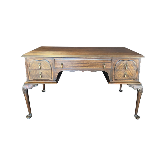 Antique French Louis XV Writing Table - Front View - For Sale