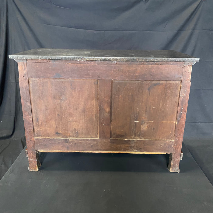 Antique Marble Top Commode - Back View - For Sale