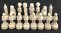 Vintage chess set of political figures 