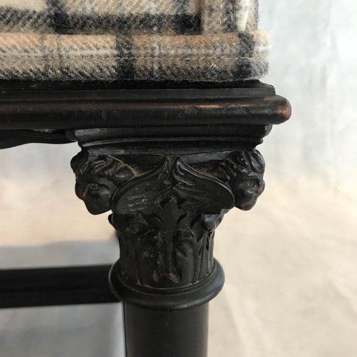 charming pair french carved chairs