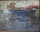 Nautical Impressionist Oil Painting by French listed artist E. Godfrinon 1878-1927 (1922) to sell