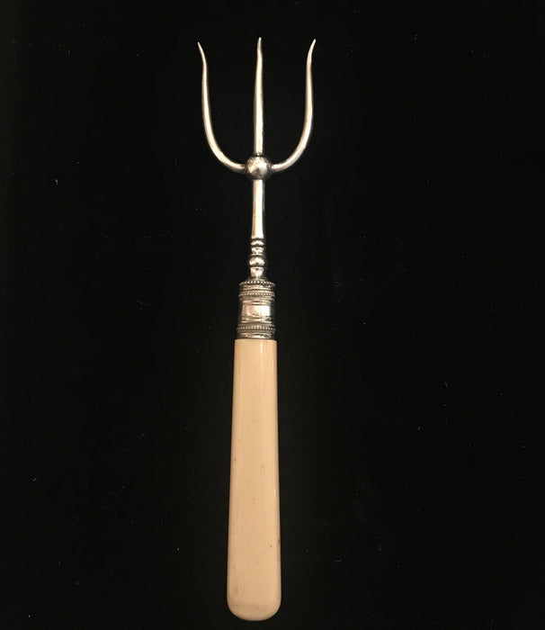 Silver British Bread Fork or Serving Fork