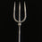 British Silver and Mother of Pearl Bread Fork or Serving Fork