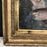 Antique painting on vellum of a women in a gold frame 