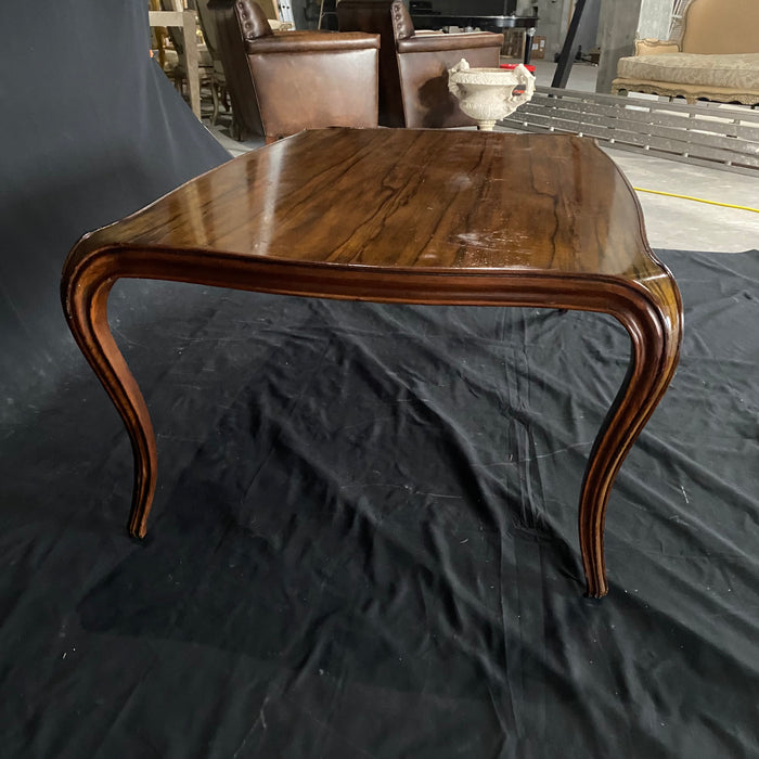 Lovely Curved Coffee Table or Cocktail Table by Keno Bros. for Theodore Alexander