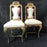 Elegant Pair of French 19th Century Chairs with Original Gold Gilding