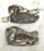 Antique Parisian Chocolate Duck Mold (Two Pieces) For Sale
