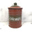 Antique Six Piece French Enamel Kitchen Canister Set Red/Green