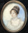 Antique miniature painting of a woman 