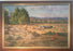 For sale: French Shepherd and Flock of Sheep in Brilliant Colors: Oil Painting Charles Joseph Berges 