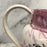 Antique pink and cream sunderland lusterware pitcher