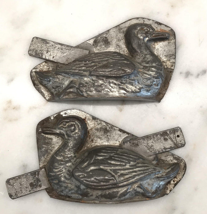 Parisian Chocolate Duck Mold (Two Pieces) For Sale